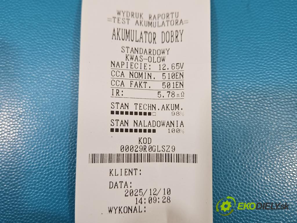 Hyundai I40 1.7 crdi 136hp manual 100 kW 1685 cm3 5- Akumulator automobilový