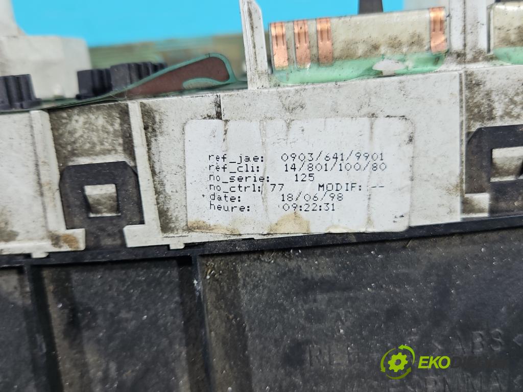 Citroen Jumpy 1994-2006 1.6 79KM manual 58 kW 1581 cm3 5- prístrojovka/ budíky 1480110080 (Prístrojová doska)