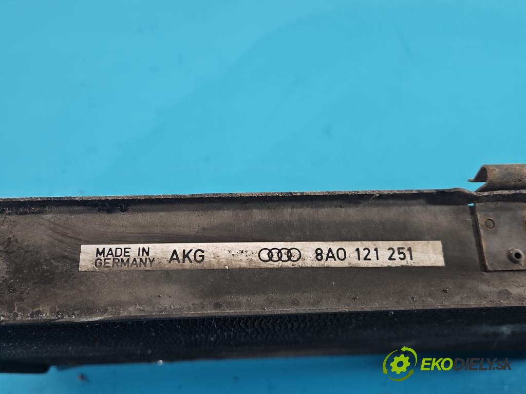 Audi 80 B4 1991-1994 1.9 tdi 90 hp manual 66 kW 1896 cm3 5- Chladič vody 8A0121251 (Vodní chladič)