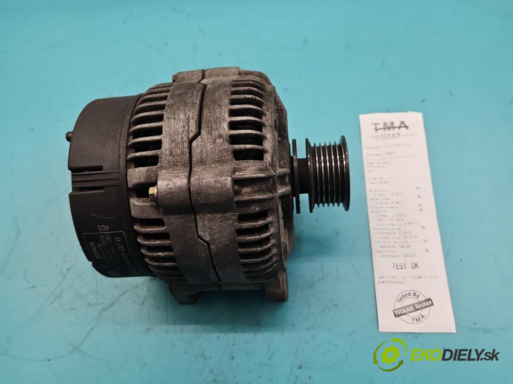 Audi 80 B4 1991-1994 1.9 tdi 90 HP manual 66 kW 1896 cm3 5- Alternator 0123510008 (Alternátor)