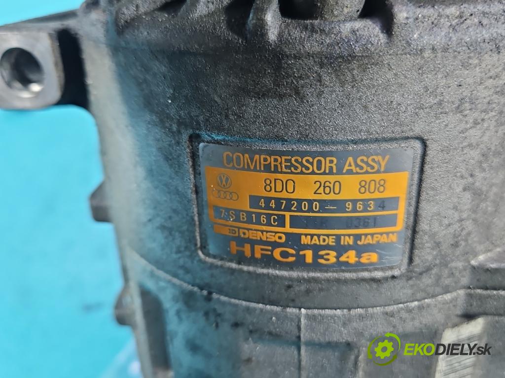 Vw Passat B5 1995-2005 1.6 8V 101 hp manual 74 kW 1595 cm3 4- Kompresor: klíma 8D0260808 (Kompresor klimatizace)