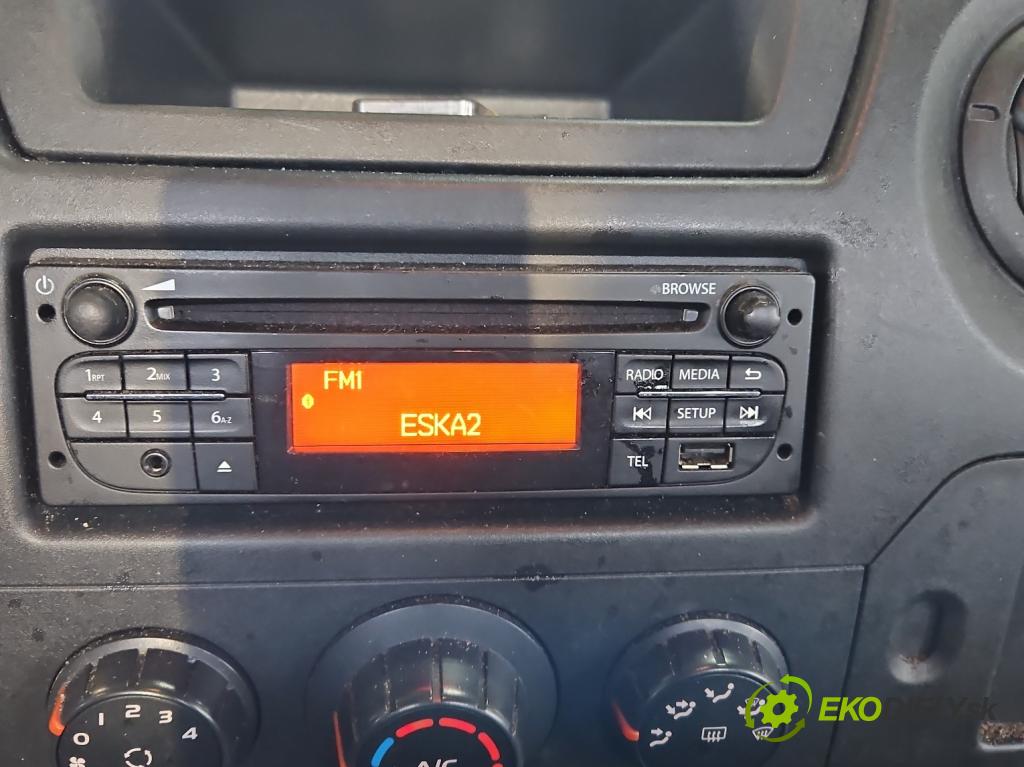 Opel Movano III 2010-2022 2.3 cdti 170 HP manual 125 kW 2299 cm3 2- Radio originál 281150634R