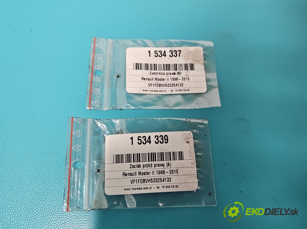 Renault Master II 1998-2010 2.5 dci 99 HP manual 73 kW 2463 cm3 5- náboj pravé  (Náboj kolesa)