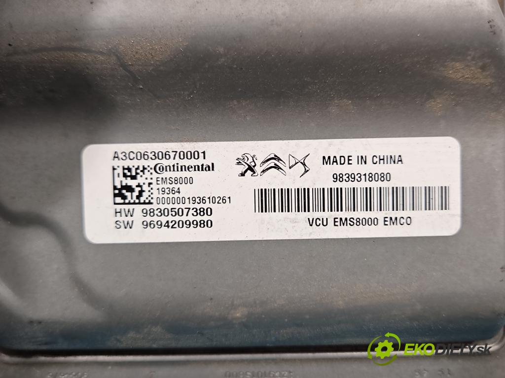 Peugeot 3008 II 2016-2023 1.6 T 300 HP automatic 221 kW 1598 cm3 5- riadiaca jednotka motora 9839318080