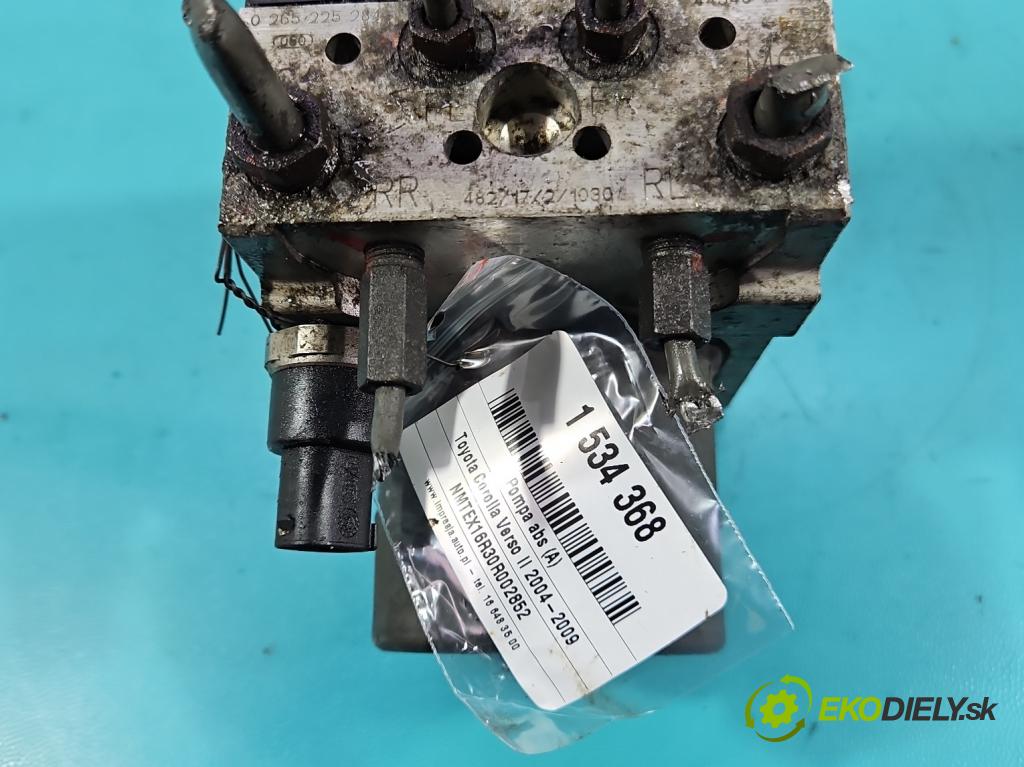 Toyota Corolla Verso II 2004-2009 2.0 D4D 116 hp manual 85 kW 1995 cm3 5- čerpadlo abs 89541-0F010 (Pumpa ABS)