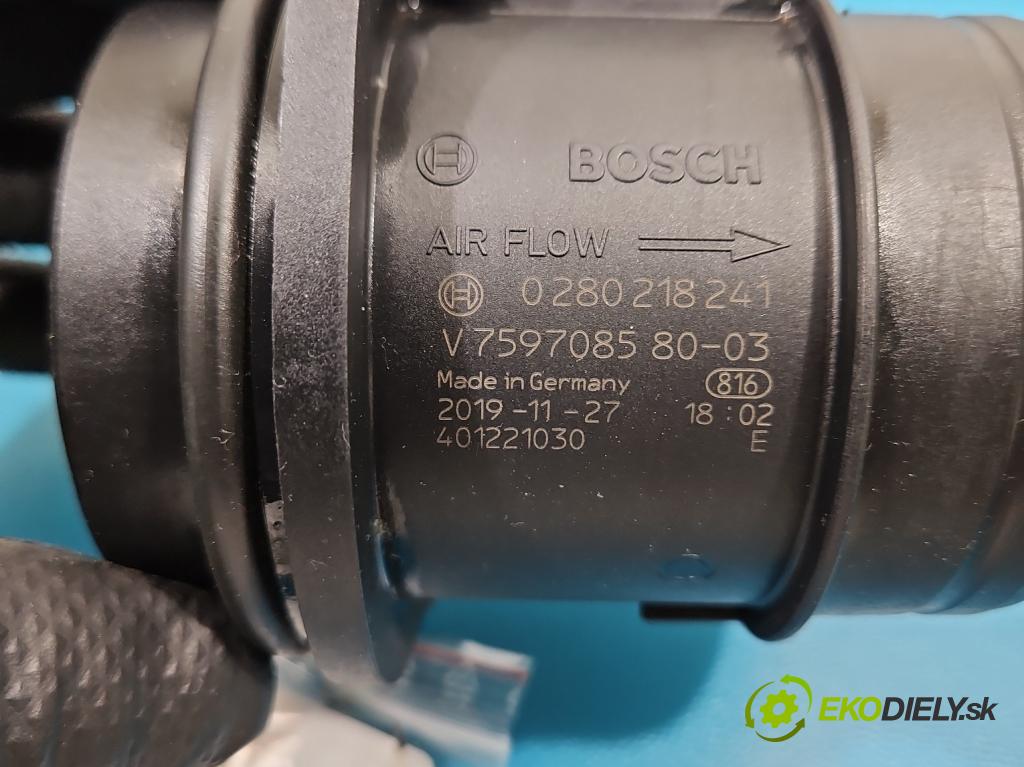 Peugeot 3008 II 2016-2023 1.6 T 300 HP automatic 221 kW 1598 cm3 5- průtokoměr: 0280218241 (Váha vzduchu)