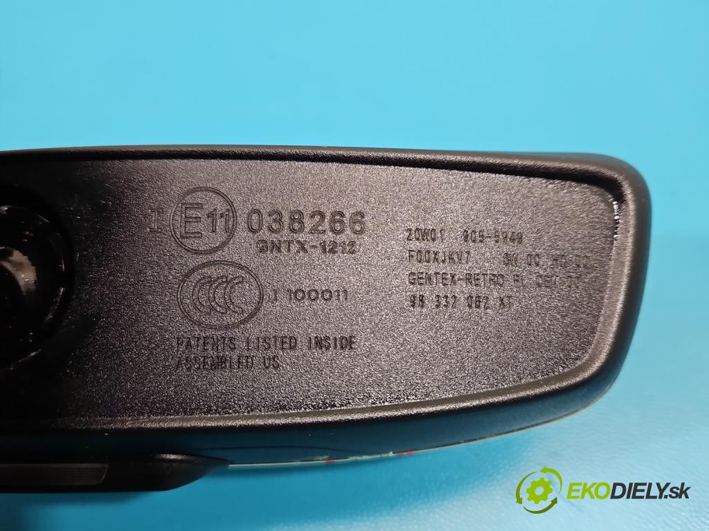 Peugeot 3008 II 2016-2023 1.6 T 300 HP automatic 221 kW 1598 cm3 5- zrkadlo uvnitř: 98332062XT (Spätné zrkadlo vnútorné)