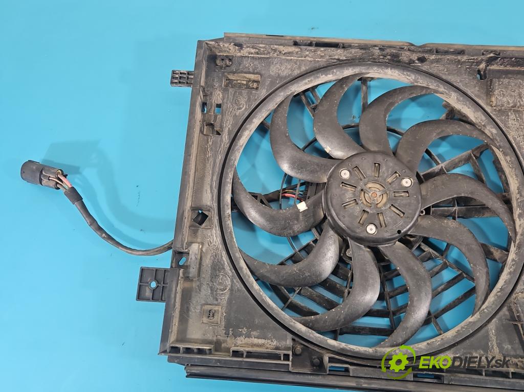 Peugeot 3008 II 2016-2023 1.6 T 300 hp automatic 221 kW 1598 cm3 5- ventilátor chladič 9836490780