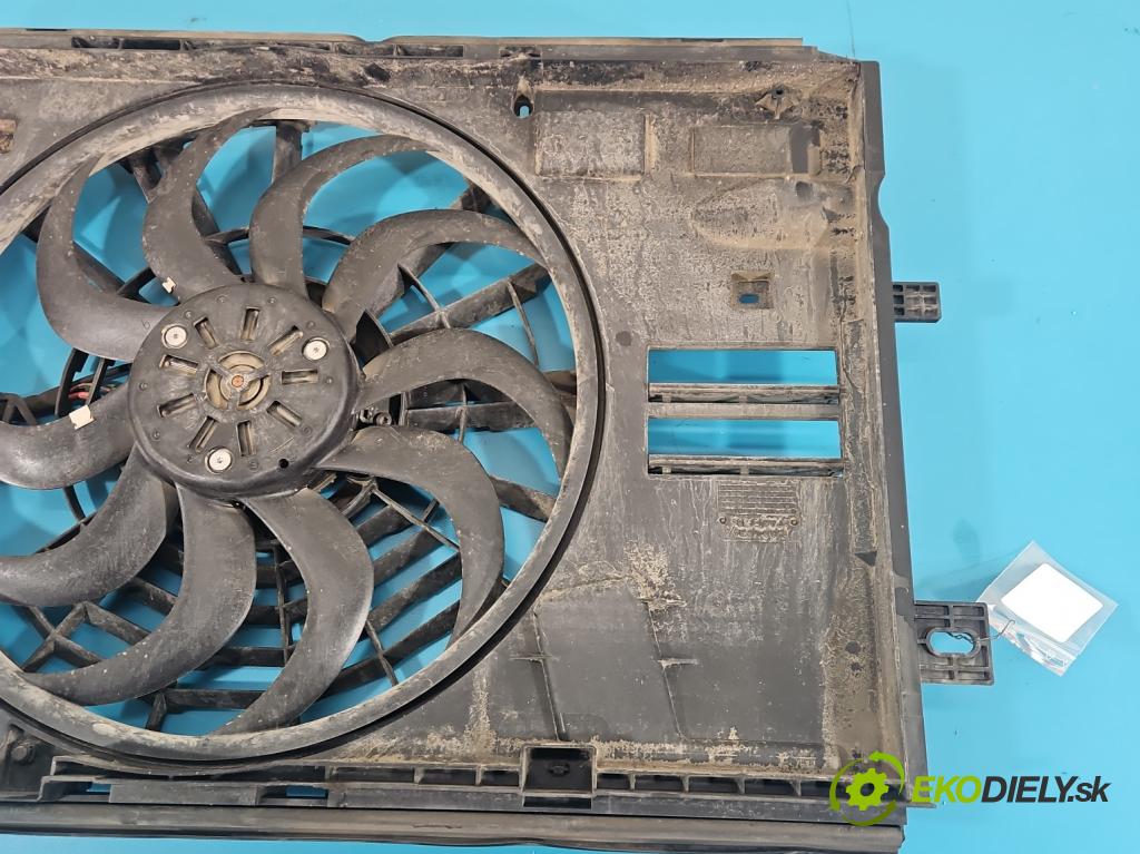 Peugeot 3008 II 2016-2023 1.6 T 300 hp automatic 221 kW 1598 cm3 5- ventilátor chladič 9836490780