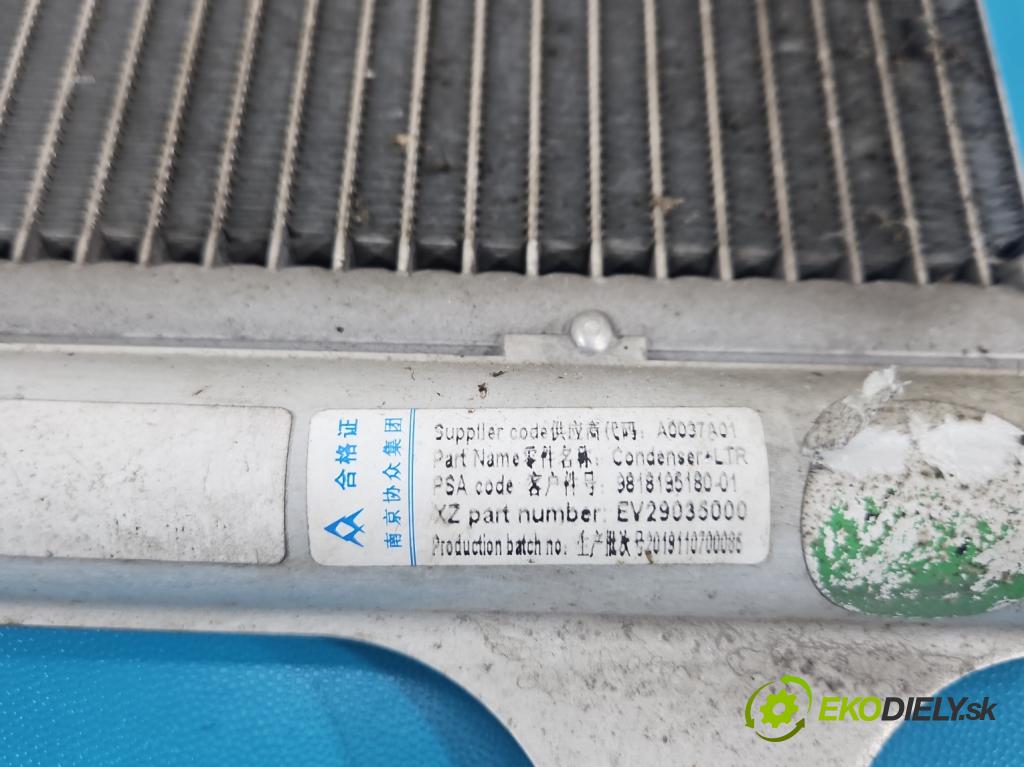 Peugeot 3008 II 2016-2023 1.6 T 300 hp automatic 221 kW 1598 cm3 5- Chladič klíma 9818195180 (Chladič klimatizace)