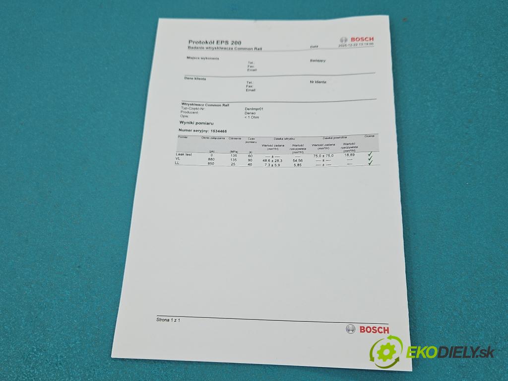 Opel Astra V  2015-2022 1.6 cdti 110 HP manual 81 kW 1598 cm3 5- vstrek 55578075 (Vstrekovač paliva)