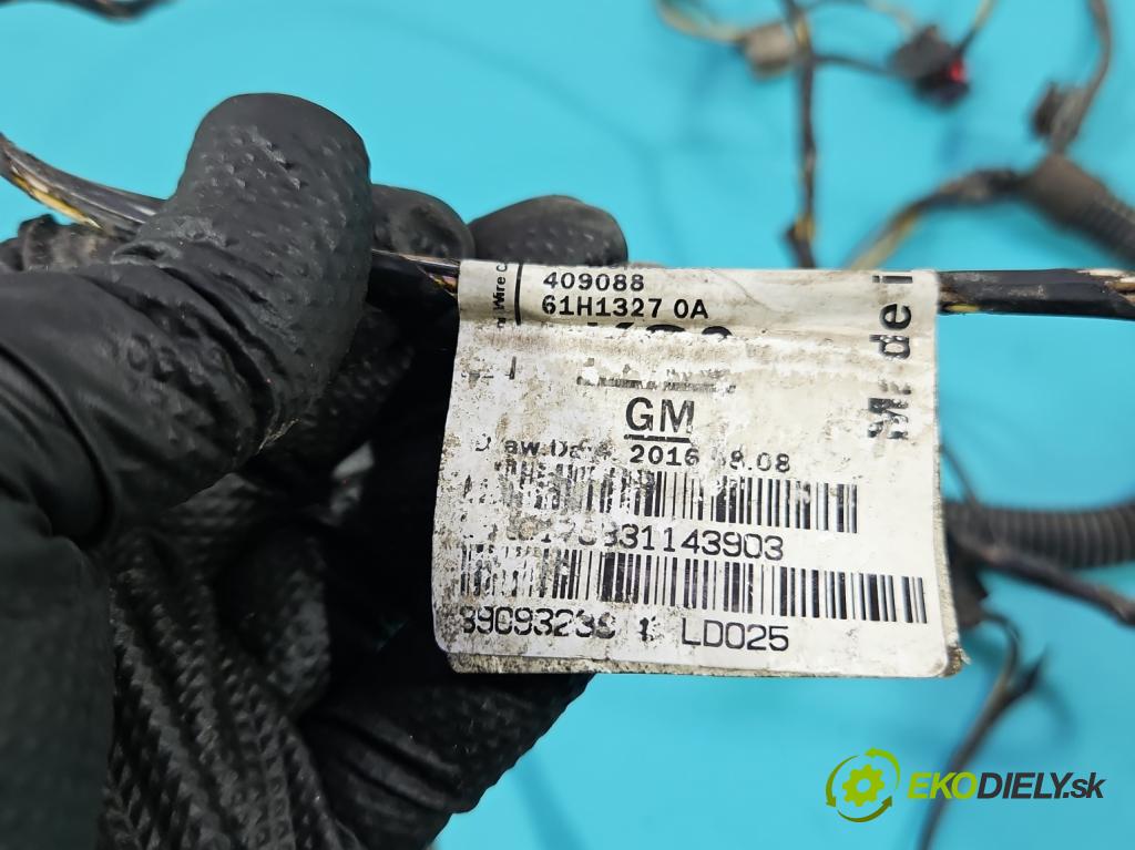 Opel Astra V  2015-2022 1.6 cdti 110 hp manual 81 kW 1598 cm3 5- Balíček: nárazníku zadní 39093239