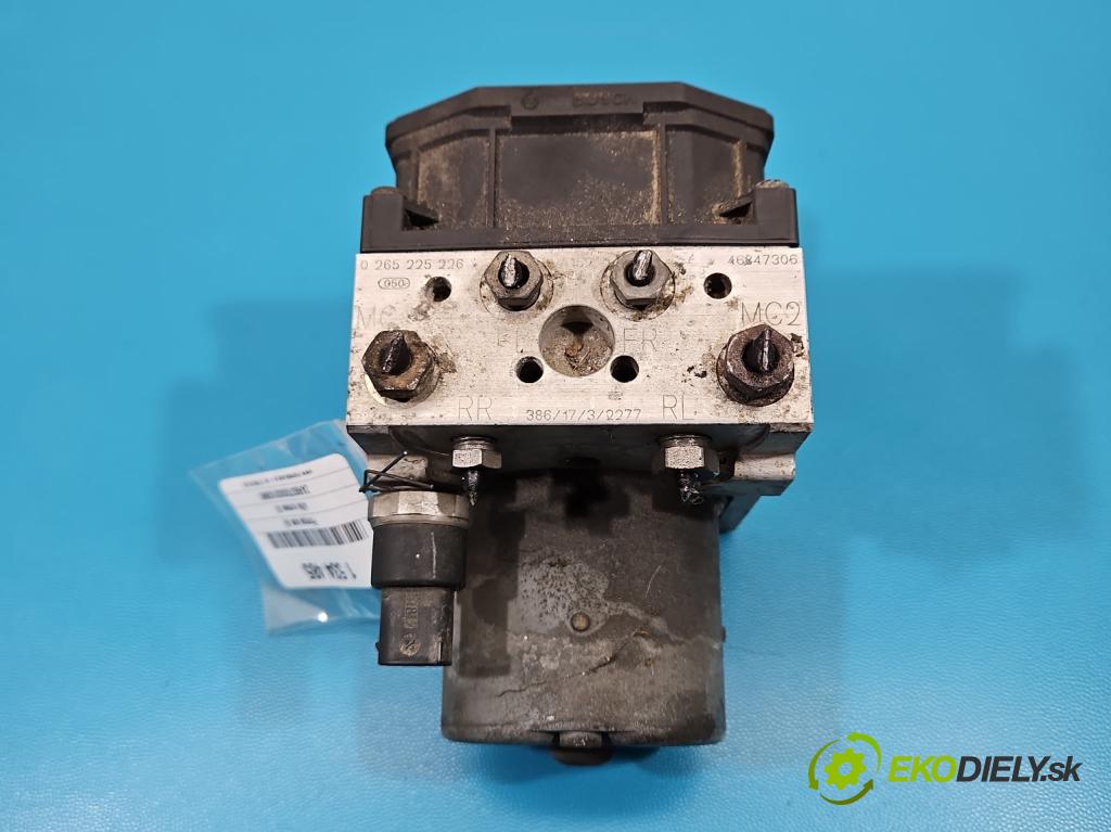 Alfa romeo Gt 2.0 16V 166 HP manual 122 kW 1970 cm3 3- čerpadlo abs 0265950182 (Pumpa ABS)