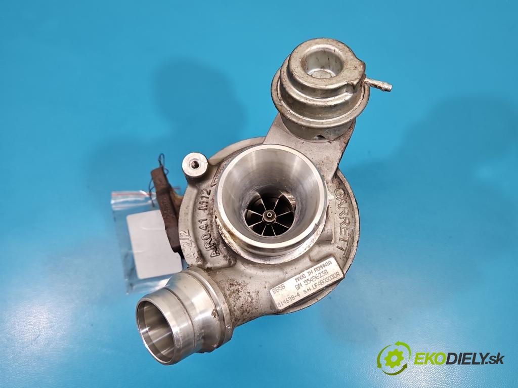 Opel Astra V  2015-2022 1.6 cdti 110 hp manual 81 kW 1598 cm3 5- Turbodmychadlo 55496238 (Kompletní turbodmychadlo)