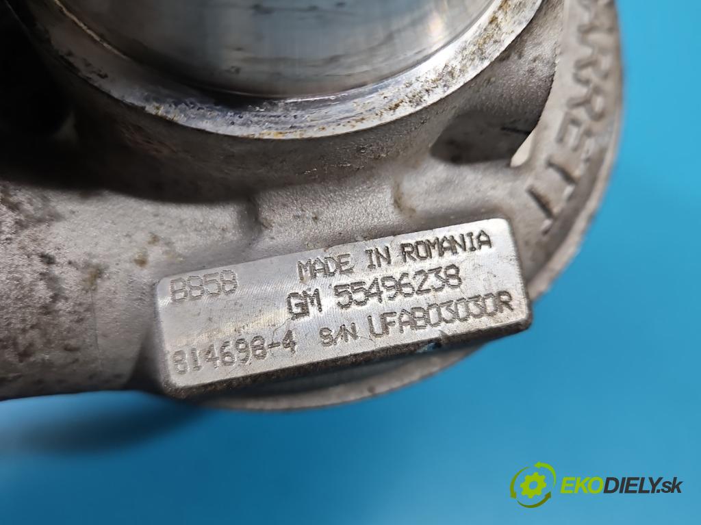 Opel Astra V  2015-2022 1.6 cdti 110 hp manual 81 kW 1598 cm3 5- Turbodmychadlo 55496238 (Kompletní turbodmychadlo)