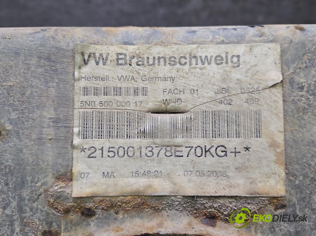 Vw Tiguan I 2007-2016 1.4 TSI 150 HP manual 110 kW 1399 cm3 5- zadna výstuha 5N0505235L (Výstuha zadná)