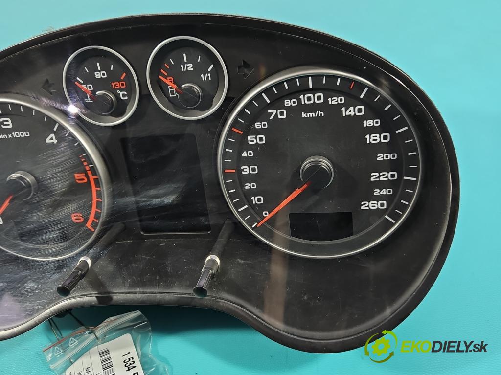 Audi A3 8P 2003-2012 1.9 TDI 105 HP manual 77 kW 1896 cm3 5- prístrojovka/ budíky 8P0920931S (Prístrojová doska)