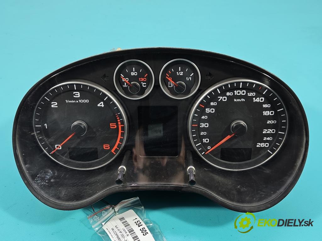 Audi A3 8P 2003-2012 1.9 TDI 105 HP manual 77 kW 1896 cm3 5- prístrojovka/ budíky 8P0920931S (Prístrojová doska)