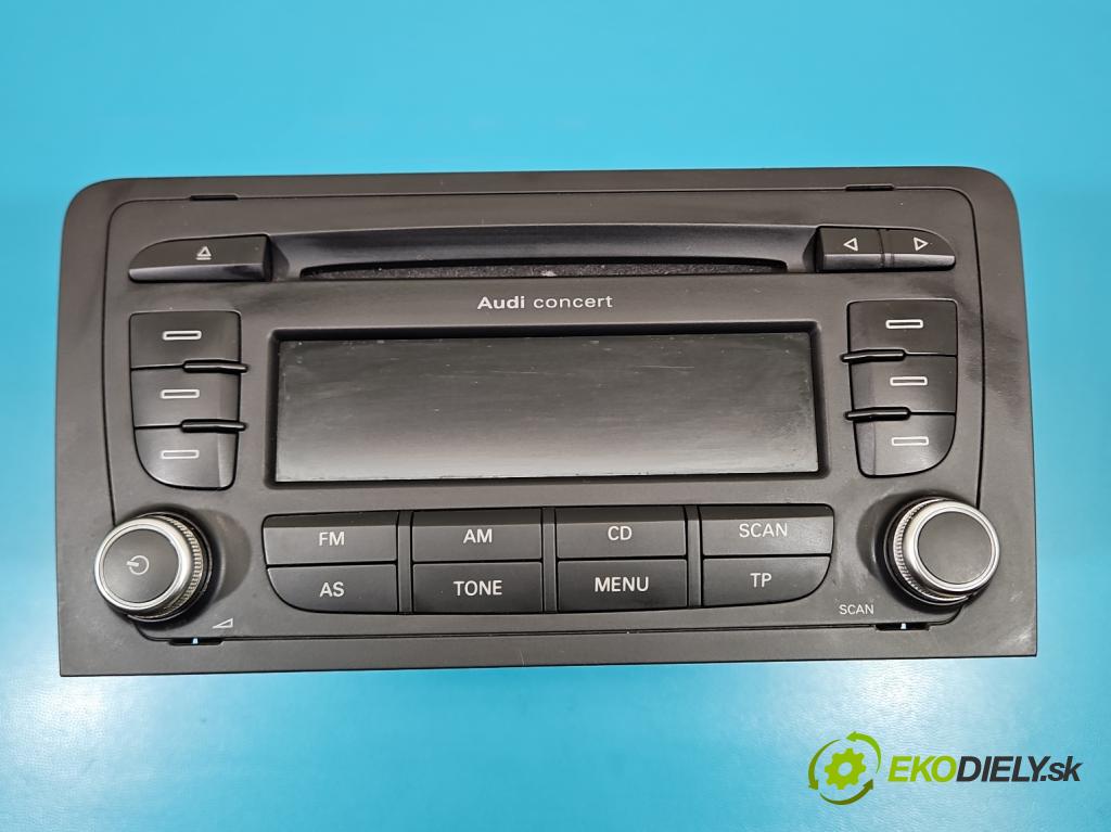 Audi A3 8P 2003-2012 1.9 TDI 105 hp manual 77 kW 1896 cm3 5- Radio továrna: 8P0035186P