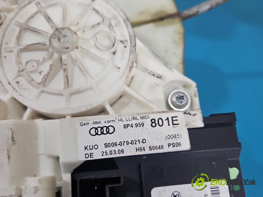 Audi A3 8P 2003-2012 1.9 TDI 105 hp manual 77 kW 1896 cm3 5- mechanismus stahování zadní levý 8P4959801E