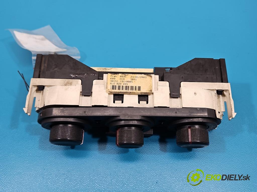 Seat Ibiza III 6L 2002-2008 1.4 TDI 80 HP manual 59 kW 1422 cm3 3- panel kúrenia 6L0820045