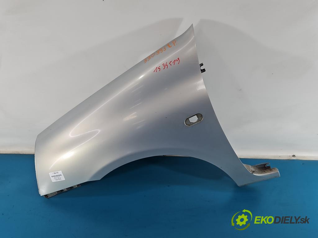 Renault Clio II 1998-2012 1.2 16v 75 hp manual 55 kW 1149 cm3 5- blatnik přední levý  (Levý přední blatník)