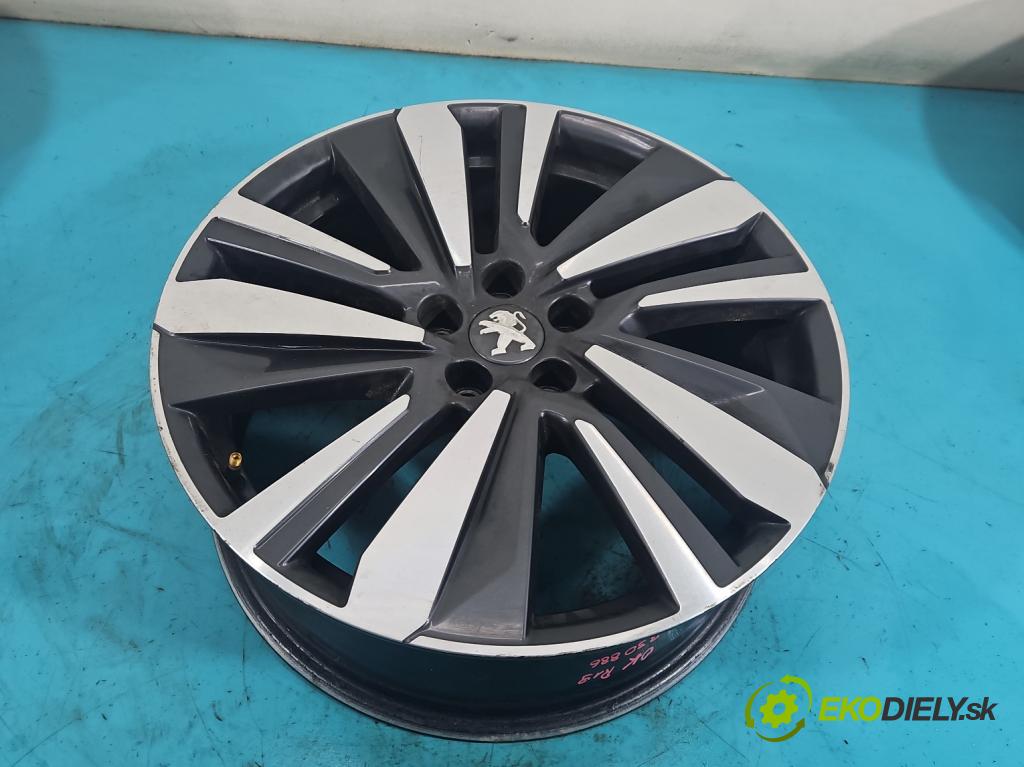 Peugeot 3008 II 2016-2023 1.6 T 300 hp automatic 221 kW 1598 cm3 5- Felga hliník 19" komplet 9809685477
