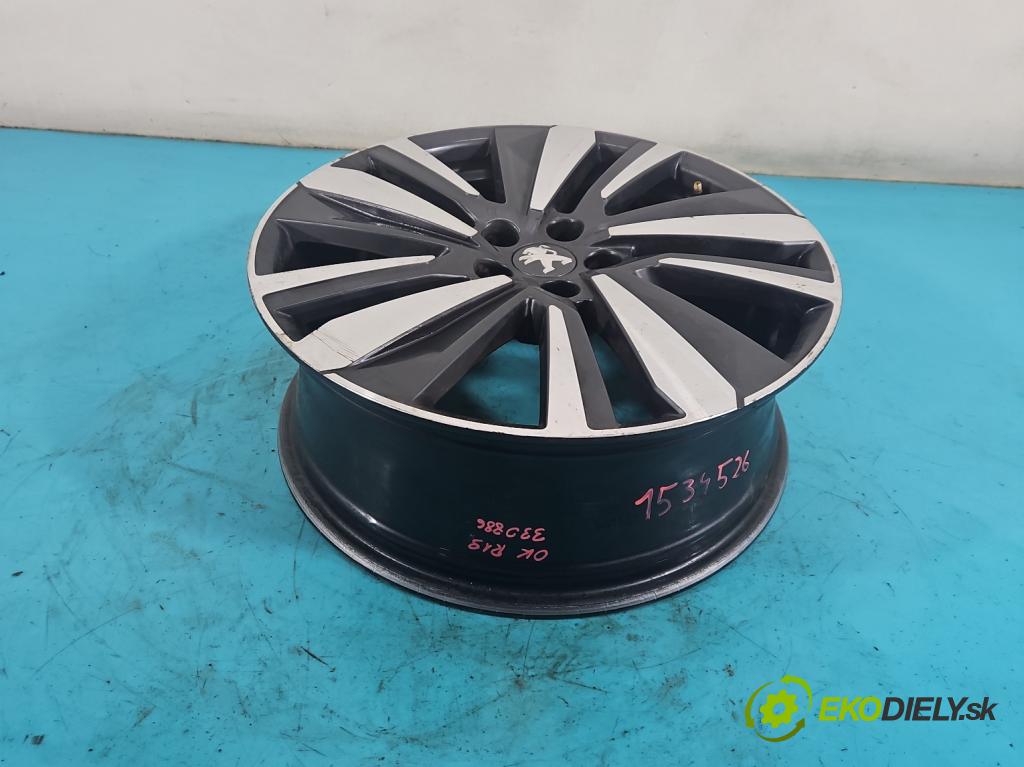 Peugeot 3008 II 2016-2023 1.6 T 300 hp automatic 221 kW 1598 cm3 5- Felga hliník 19" komplet 9809685477