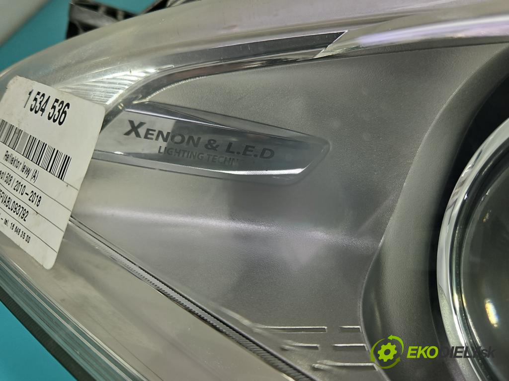 Peugeot 508 I 2010-2018 1.6 thp 156 HP automatic 115 kW 1598 cm3 5- Reflektor: ľavý 9687580680 (Kľučka dverí ostatné)