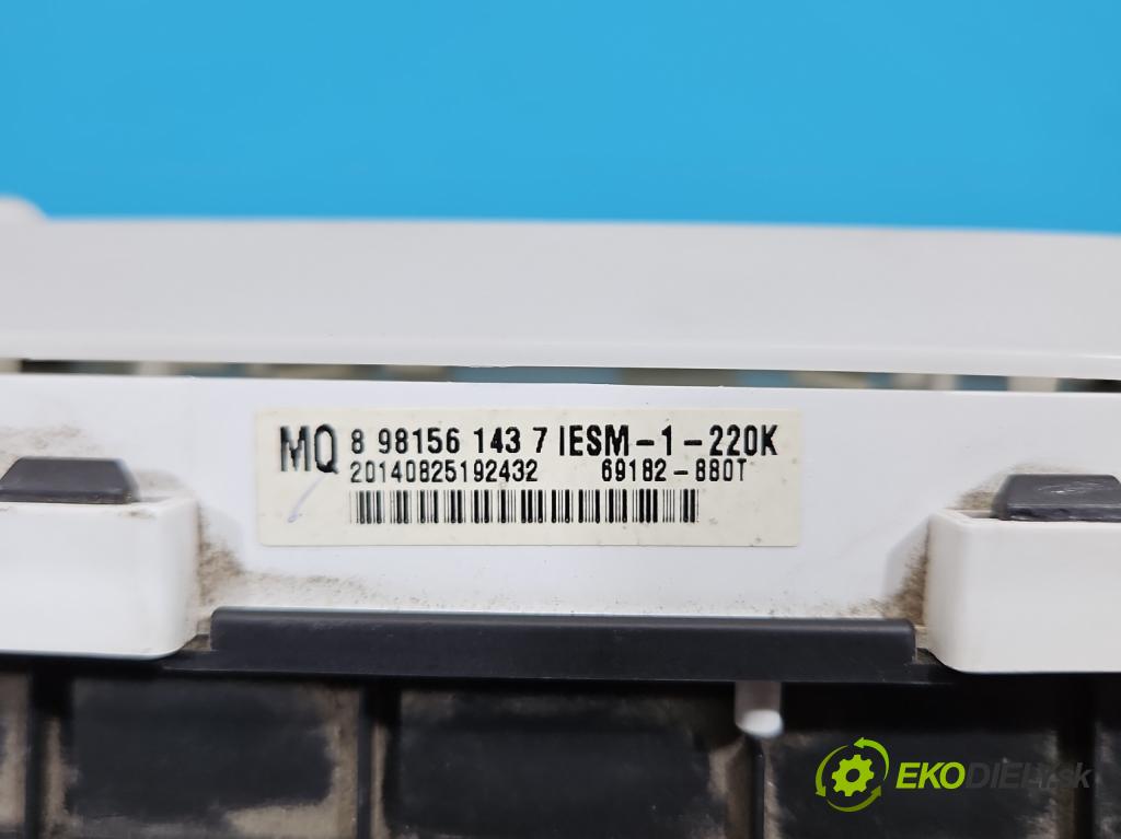 Isuzu D-Max II 2011-2019 2.5 crdi 163 HP manual 120 kW 2499 cm3 2- prístrojovka/ budíky 8981561437 (Prístrojová doska)