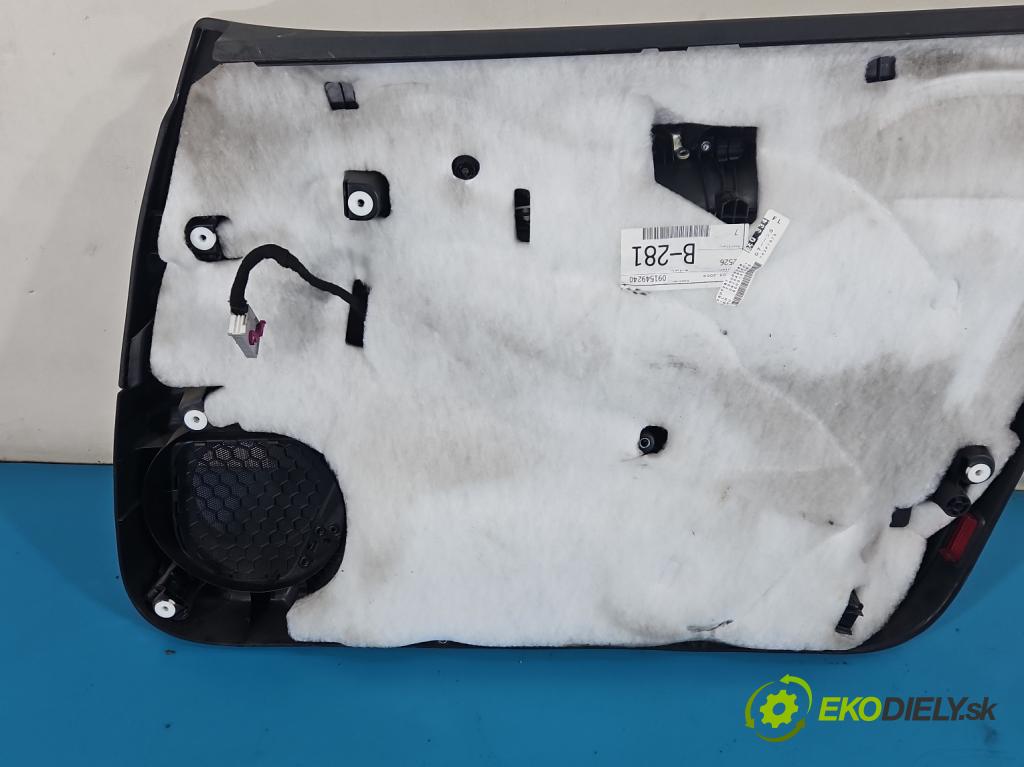 Audi A3 8P 2003-2012 1.9 TDI 105 HP manual 77 kW 1896 cm3 5- Čalounictví: dvere predné ľavé