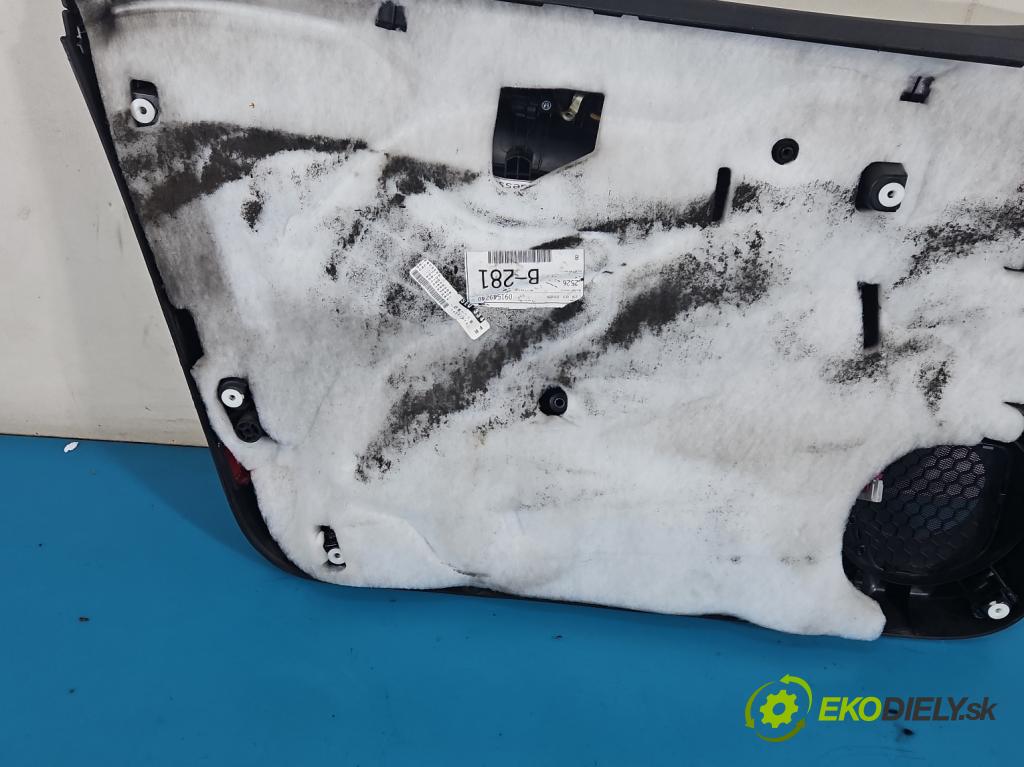 Audi A3 8P 2003-2012 1.9 TDI 105 HP manual 77 kW 1896 cm3 5- Čalounictví: dvere predné pravé