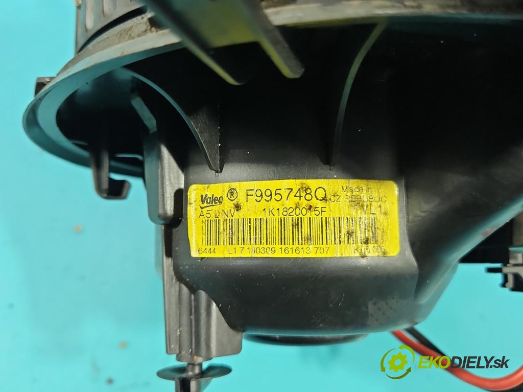 Audi A3 8P 2003-2012 1.9 TDI 105 HP manual 77 kW 1896 cm3 5- ventilátor vzduchu 1K1820015F