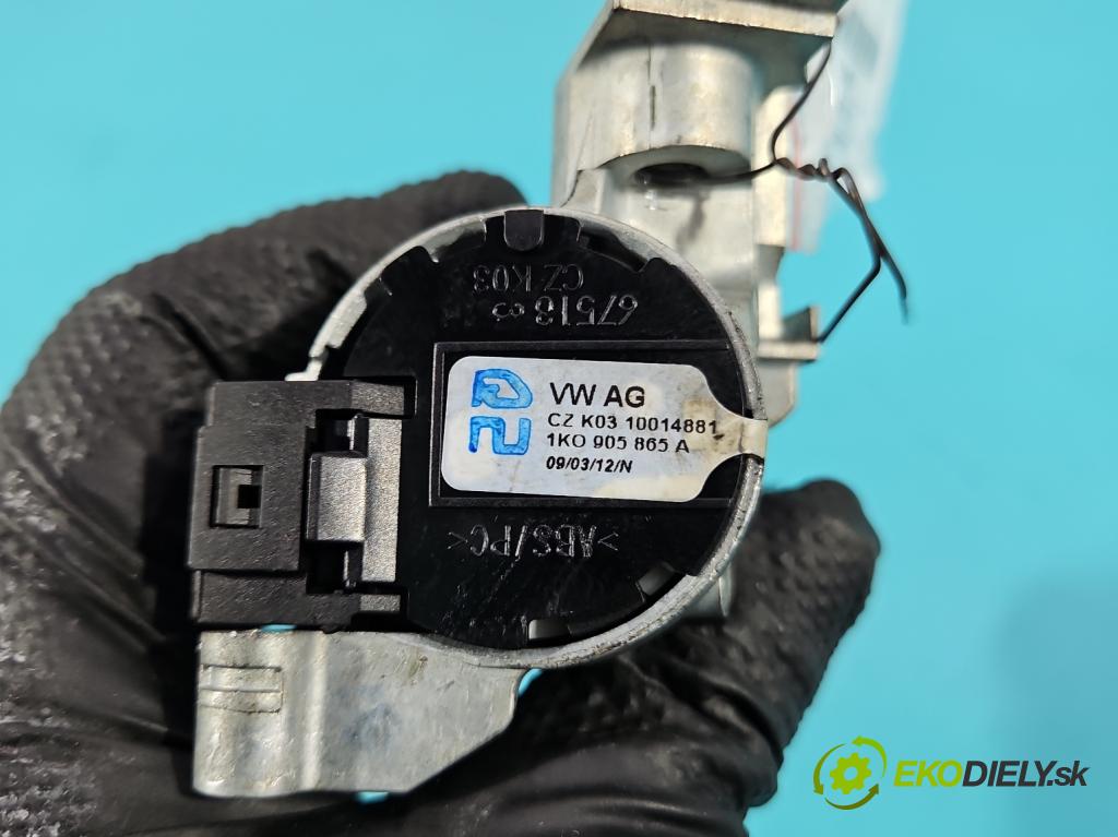 Audi A3 8P 2003-2012 1.9 TDI 105 HP manual 77 kW 1896 cm3 5- Spínačka 1K0905851B (Spínacia skrinka)