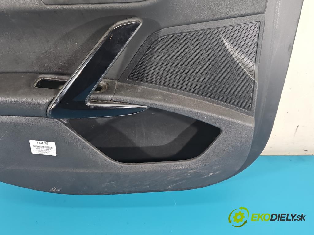 Peugeot 508 I 2010-2018 1.6 thp 156 HP automatic 115 kW 1598 cm3 5- Čalounictví: dvere predné ľavé