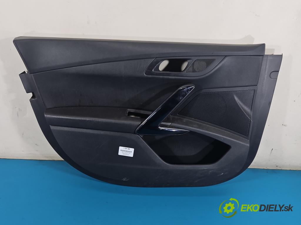 Peugeot 508 I 2010-2018 1.6 thp 156 HP automatic 115 kW 1598 cm3 5- Čalounictví: dvere predné ľavé 