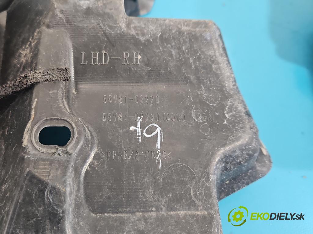 Toyota Corolla E15 2007-2014 1.6 vvti 124hp manual 91 kW 1598 cm3 4- torpédo 55783-02070 (Torpédo (plast pod čelným sklom))