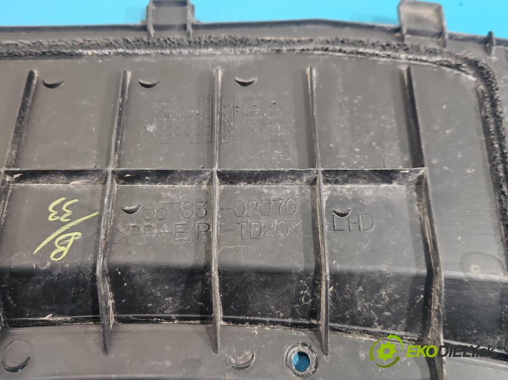 Toyota Corolla E15 2007-2014 1.6 vvti 124hp manual 91 kW 1598 cm3 4- torpédo 55783-02070 (Torpédo (plast pod čelným sklom))