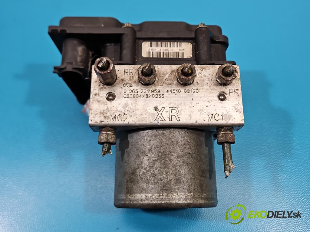 Toyota Corolla E15 2007-2014 1.6 vvti 124hp manual 91 kW 1598 cm3 4- čerpadlo abs 0265800527 (Pumpa ABS)