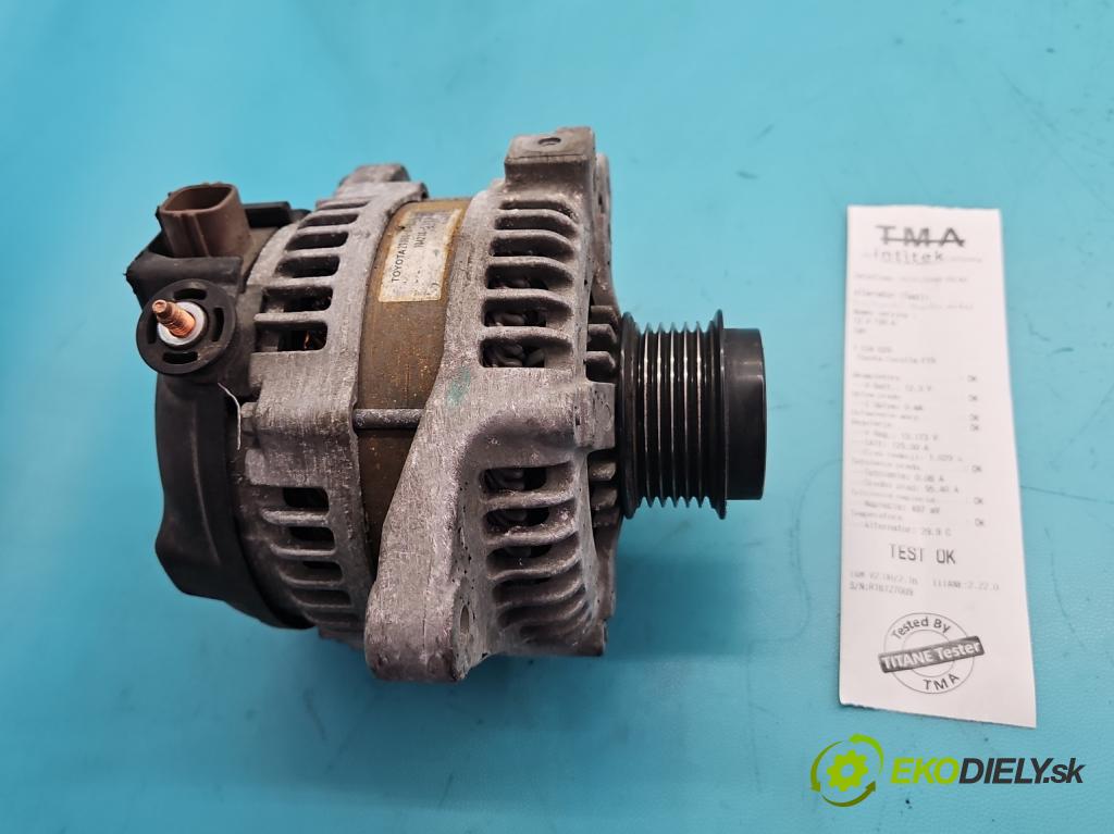 Toyota Corolla E15 2007-2014 1.6 vvti 124hp manual 91 kW 1598 cm3 4- Alternator 27060-0T060 (Alternátor)