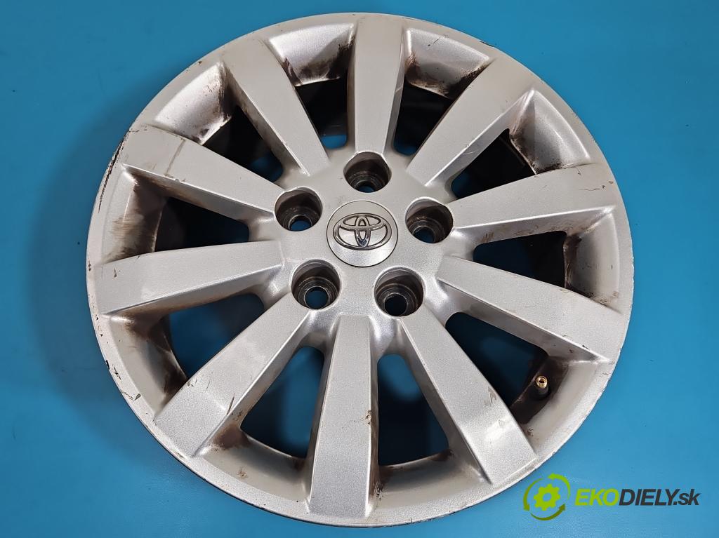 Toyota Corolla E15 2007-2014 1.6 vvti 124hp manual 91 kW 1598 cm3 4- Disk hliník 16" komplet