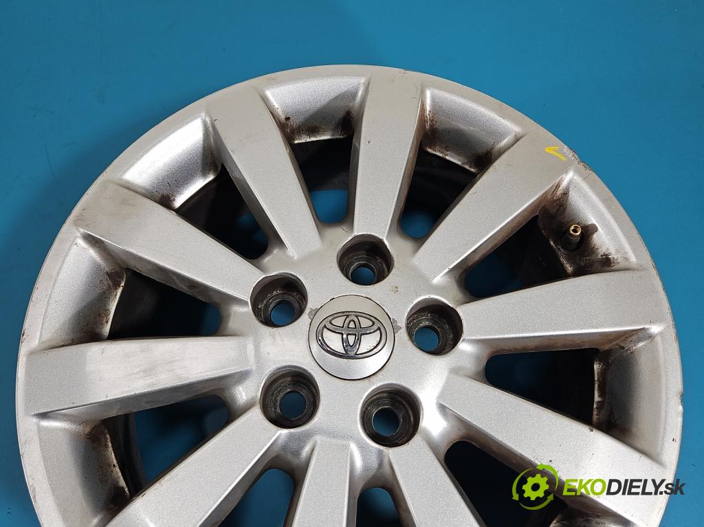 Toyota Corolla E15 2007-2014 1.6 vvti 124hp manual 91 kW 1598 cm3 4- Disk hliník 16" komplet