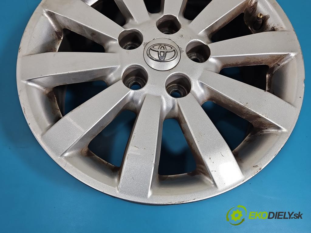 Toyota Corolla E15 2007-2014 1.6 vvti 124hp manual 91 kW 1598 cm3 4- Disk hliník 16" komplet