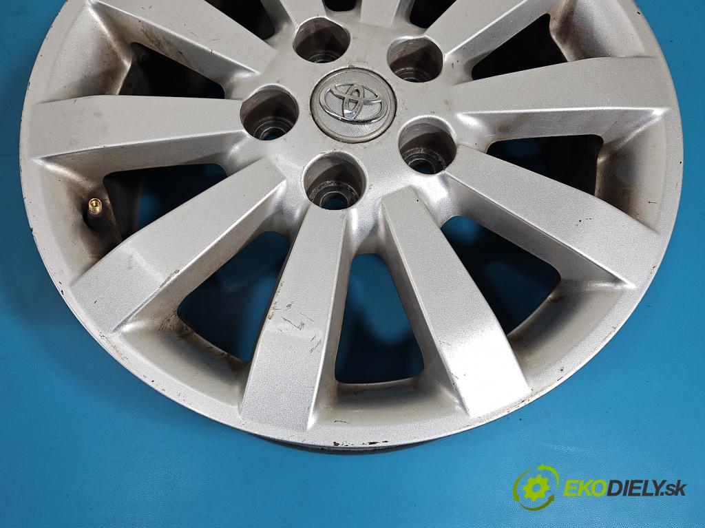 Toyota Corolla E15 2007-2014 1.6 vvti 124hp manual 91 kW 1598 cm3 4- Disk hliník 16" komplet