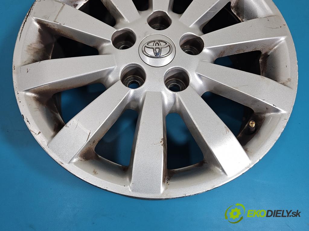 Toyota Corolla E15 2007-2014 1.6 vvti 124hp manual 91 kW 1598 cm3 4- Disk hliník 16" komplet