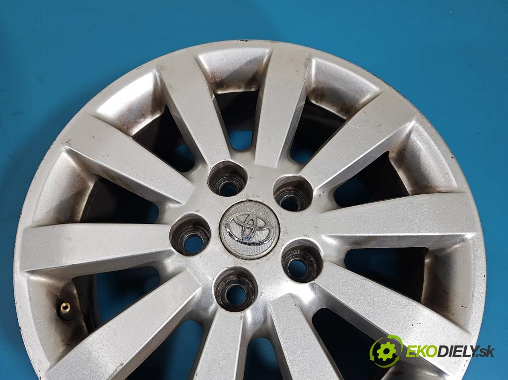 Toyota Corolla E15 2007-2014 1.6 vvti 124hp manual 91 kW 1598 cm3 4- Disk hliník 16" komplet
