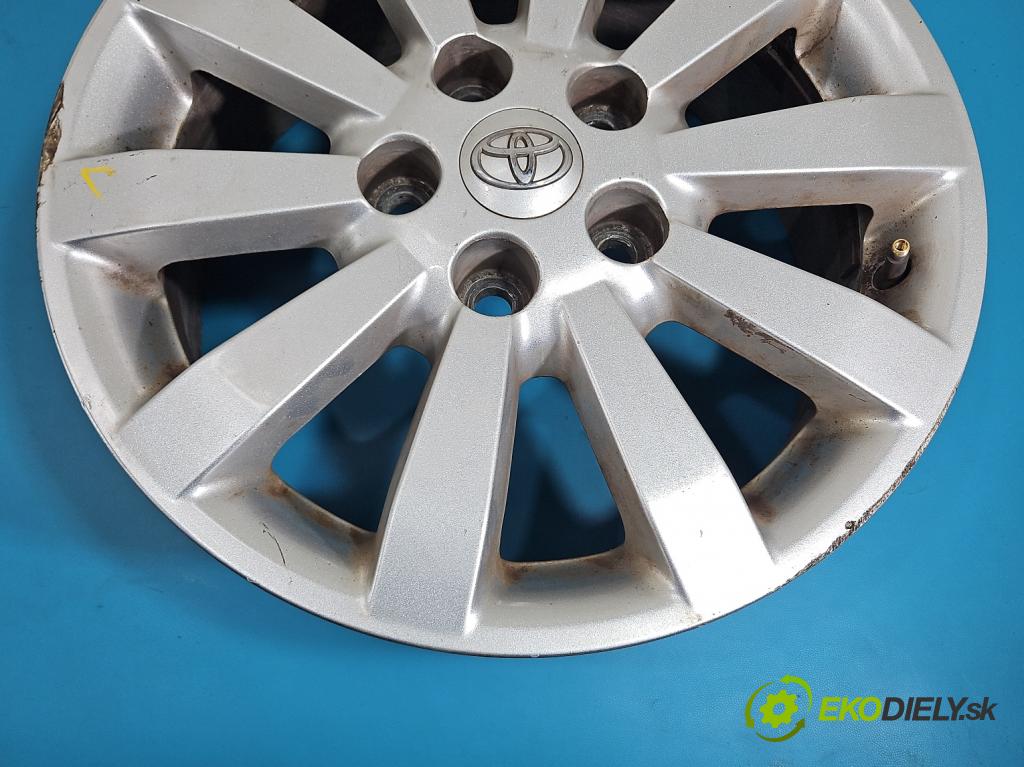 Toyota Corolla E15 2007-2014 1.6 vvti 124hp manual 91 kW 1598 cm3 4- Disk hliník 16" komplet