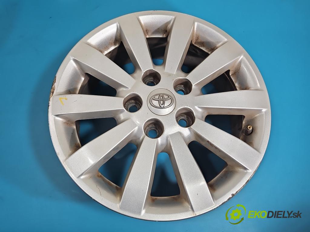 Toyota Corolla E15 2007-2014 1.6 vvti 124hp manual 91 kW 1598 cm3 4- Disk hliník 16" komplet