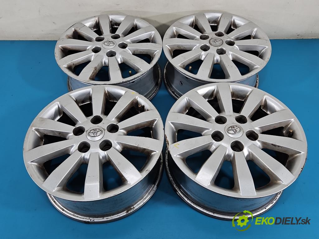 Toyota Corolla E15 2007-2014 1.6 vvti 124hp manual 91 kW 1598 cm3 4- Disk hliník 16" komplet