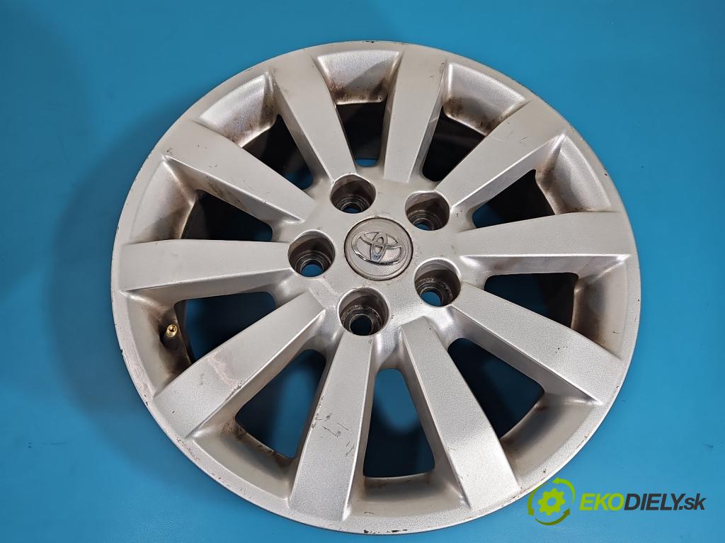 Toyota Corolla E15 2007-2014 1.6 vvti 124hp manual 91 kW 1598 cm3 4- Disk hliník 16" komplet